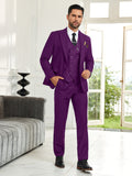 Mens Suit Slim Fit 3 Piece Suit Men Formal Tuxedo Set Casual Wedding Prom Groom Suits