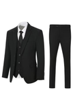 Retro Slim Fit Herringbone Tuxedos Herringbone 3 Piece Men's Suits(upgrade version)