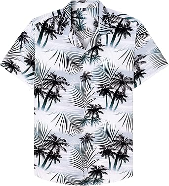 Men's Casual Shirt Daily Holiday Stand Collar Short Sleeve Shirt - Wehilion.uk # # #