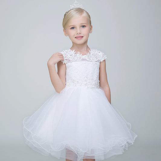 Party Gown Princes Dresses Short Flower Girl Dress for Wedding Yalu04