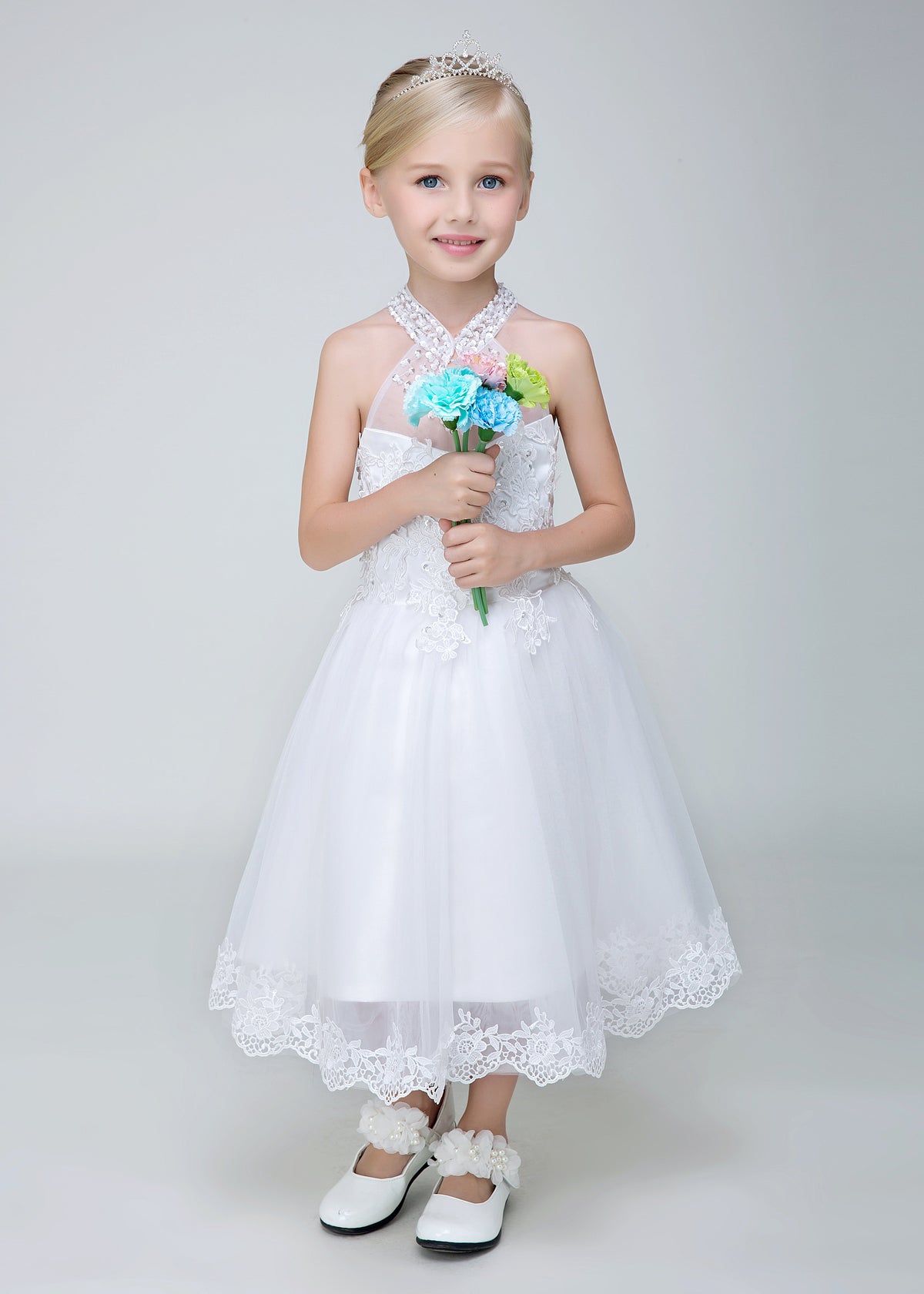 Party Gown Princes Dresses Flower Girl Dress for Wedding Yalu03