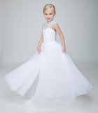 Party Gown Princes Dresses Flower Girl Long Dress for Wedding Yalu08