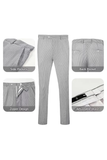 Seersucker Striped Blazer Pants 2 Piece Men's Summer Suit
