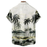 Men's Casual Shirt Daily Holiday Stand Collar Short Sleeve Shirt - Wehilion.uk # # #