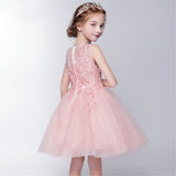 Short Applique Dresses Flower Girl Dress for Wedding SLD04