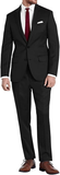 Mens Suit 2 Piece Slim Fit Two Button Business Wedding Jacket Blazer Pants Set
