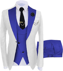 Fashion Slim Fit Wedding Prom 3 Piece Mens Suits