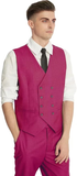 Double Breasted Suit One Button 3 Piece Men's Suit