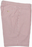 Casual Summer Lightweight Seersucker Suit Shorts Mens Set