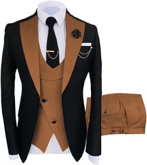 Fashion Slim Fit Wedding Prom 3 Piece Mens Suits