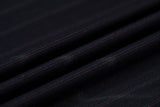 Designer Style New Double Breasted Men's Two Button Stripe Blazer