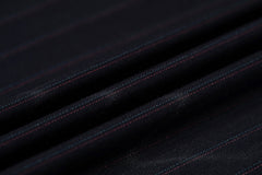 Designer Style New Double Breasted Men's Two Button Stripe Blazer