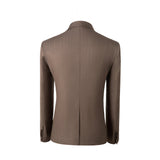 Designer Style New Men's Two Button Stripe Blazer