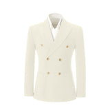 Double Breasted Peak Lapel Corduroy Suit 2 Pieces Men's Suits Jacket+Pants 2765