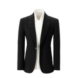 Classical One Button Corduroy Suit 2 Pieces Men's Suits Jacket+Pants 2787