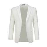 Ivory Men's Two Button Blazer for Party, Wedding and Business