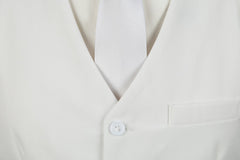 Ivory Men's Vest for Party, Wedding and Business