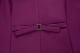 Purple Men's Vest for Party, Wedding and Business