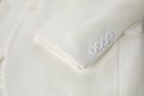 Ivory Men's Two Button Blazer for Party, Wedding and Business