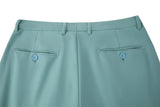 Mint Green Two Button Wedding 3 Pieces Slim Fit Men Suits