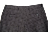 Grey Plaid Men's Pants for Party, Wedding and Business