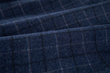 Navy Plaid Men's Vest for Party, Wedding and Business