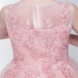 Short Applique Dresses Flower Girl Dress for Wedding SLD04