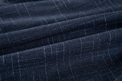 Navy Plaid Men's Vest for Party, Wedding and Business