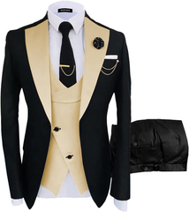 Fashion Slim Fit Wedding Prom 3 Piece Mens Suits