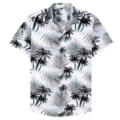 Men's Casual Shirt Daily Holiday Stand Collar Short Sleeve Shirt - Wehilion.uk # # #