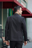 Peaked Collar One-button 2 Pieces Men's Suits 2795
