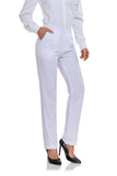White Women's 2 Piece Office Work Suit Set