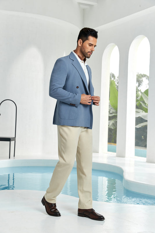 Designer Style New Men's Double Breasted Blazer