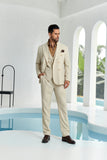Designer Style New Beach Wedding Summer 3 Pieces Men Suits - Wehilion.uk # # #