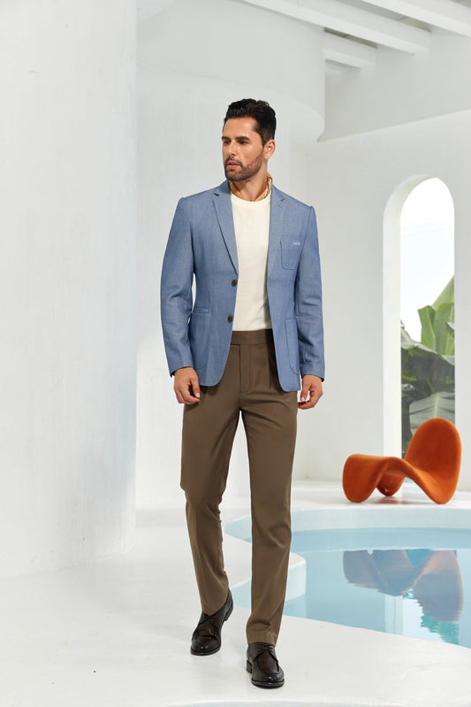 Designer Style New Men's Two Button Blazer - Wehilion.uk # # #