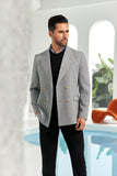 Designer Style New Men's Double Breasted Blazer - Wehilion.uk # # #