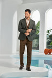Designer Style New Men's Two Button Blazer - Wehilion.uk # # #