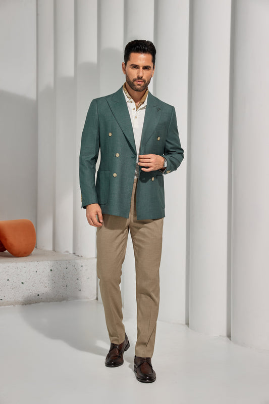 Designer Style New Men's Double Breasted Blazer - Wehilion.uk # # #