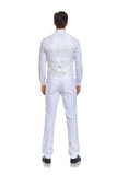 Men's Suits 2 Pieces Vest+Pants Set V-Neck Slim Fit Casual Waistcoat Suit