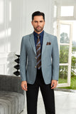 Designer Style Unique Design 2 Pieces Men's Suits Jacket+Pants - Wehilion.uk # # #