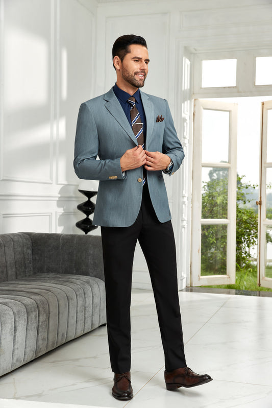Designer Style Unique Design 2 Pieces Men's Suits Jacket+Pants - Wehilion.uk # # #