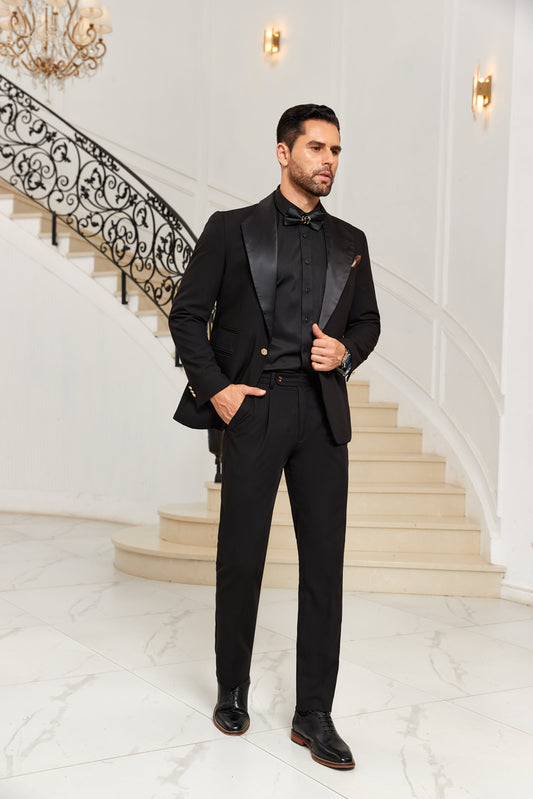 Designer Style Unique Design 2 Pieces Men's Suits Jacket+Pants - Wehilion.uk # # #