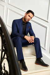 Designer Style Unique Design 2 Pieces Men's Suits Jacket+Pants - Wehilion.uk # # #