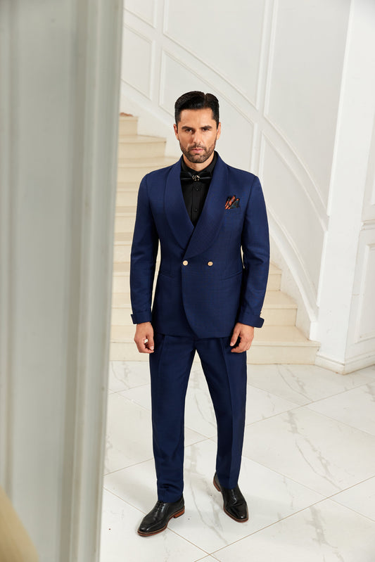Designer Style Unique Design 2 Pieces Men's Suits Jacket+Pants - Wehilion.uk # # #