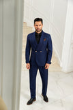 Designer Style Unique Design 2 Pieces Men's Suits Jacket+Pants - Wehilion.uk # # #