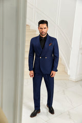 Designer Style Unique Design 2 Pieces Men's Suits Jacket+Pants - Wehilion.uk # # #
