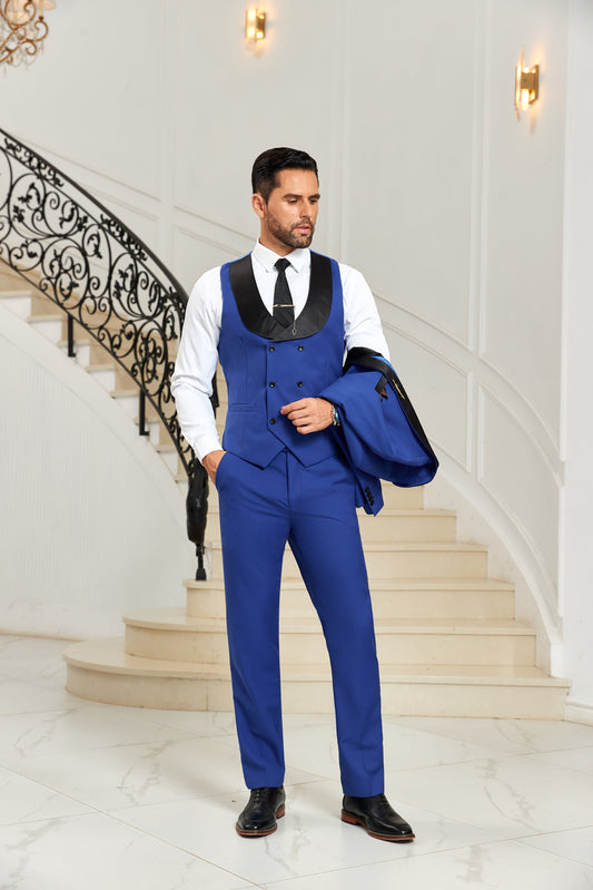 Designer Style Unique Design 2 Pieces Men's Suits Vest+Pants - Wehilion.uk # # #