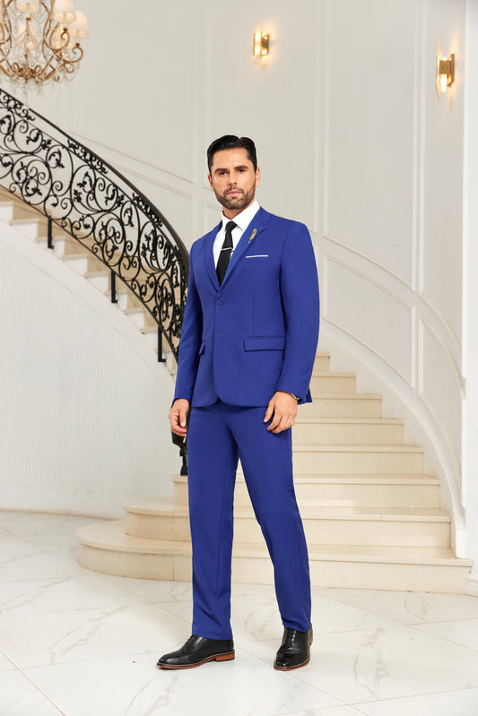 Designer Style Unique Design 2 Pieces Men's Suits Jacket+Pants - Wehilion.uk # # #