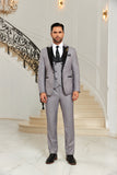 Designer Style Unique Design Modern 3 Pieces Men Suits - Wehilion.uk # # #