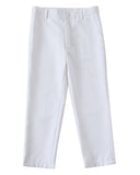 White 4 Piece Boys' Formal Suit Set with Vest Pants Dress Shirt and Tie BS50